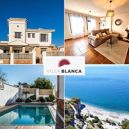 Villa Blanca - Piscina De Sal, Playa 15Mn, Sierra Vélez de Benaudalla Eksteriør bilde